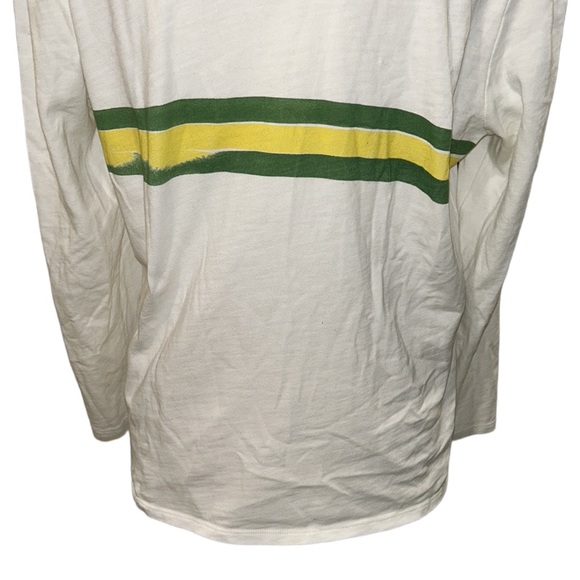 Veronica Beard x Kate Shelter Pouf Sleeve Striped Button Shoulder Top Tee - L - Picture 13 of 15